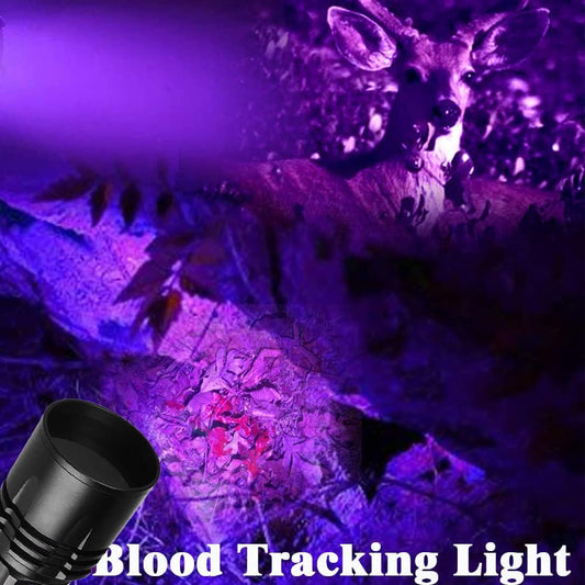 How does a blood tracking light work in low light ?