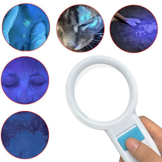 Can a Woods lamp detect blood?