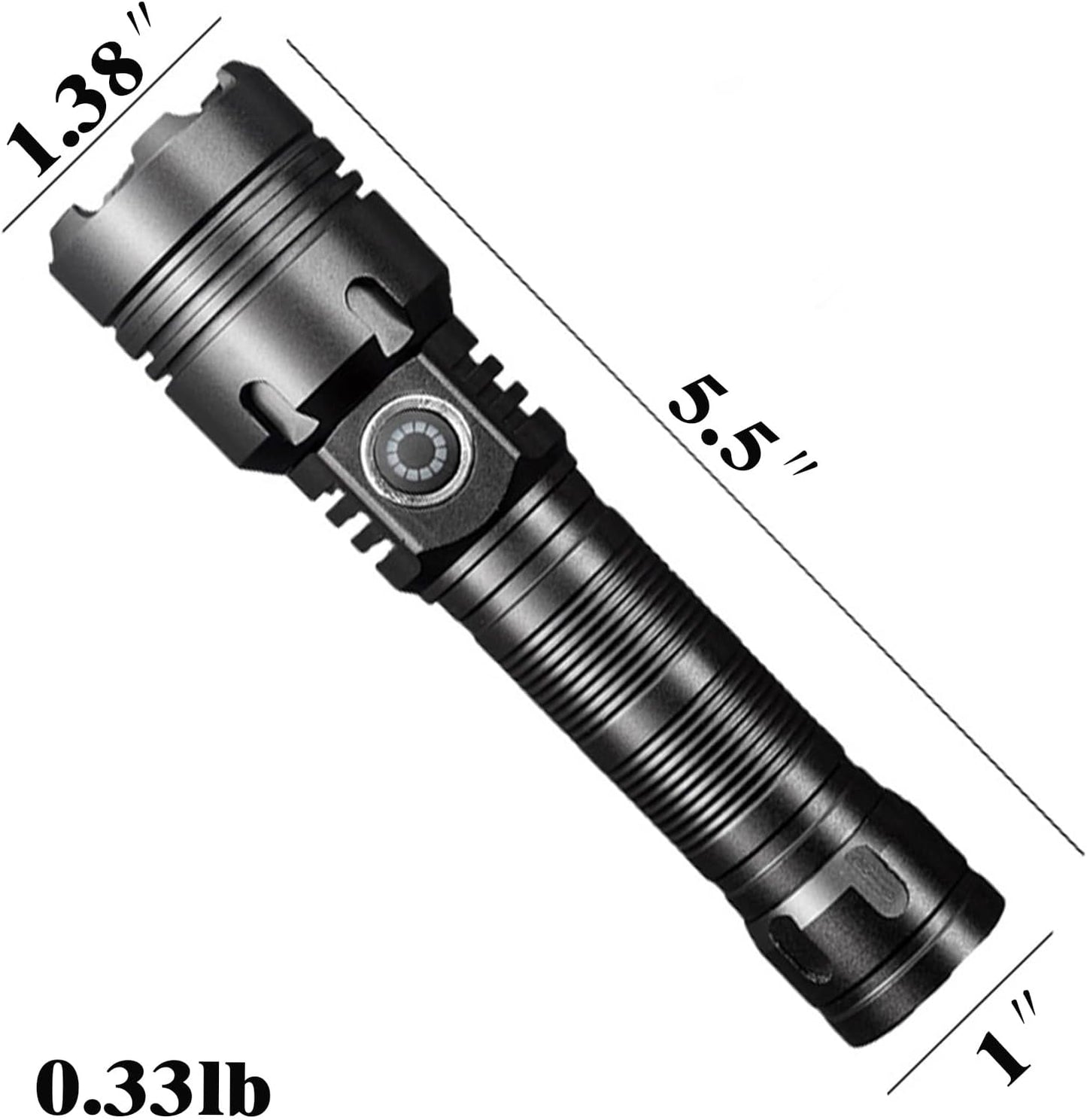 Rechargeable Blood Tracking Light for Night Hunting 2000 Lumens Blood Trail Tracking Flashlight Gifts for Hunter (Blood Finder Light)