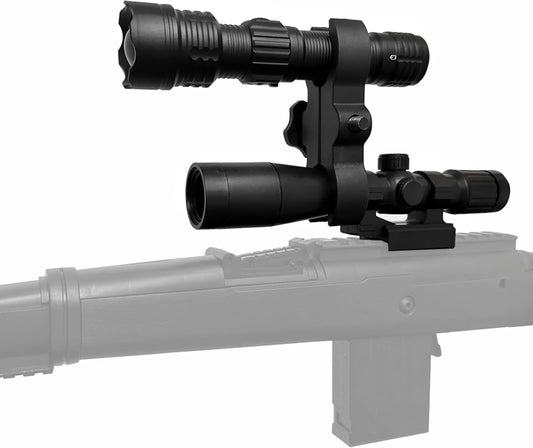 Coyote Hunting Light,Red Light for Hunting,Red,Green,Blue,White 4 in 1 Light for Coyote,Hog,Coon,Predator,Sniper,Scope,Hunting Lights