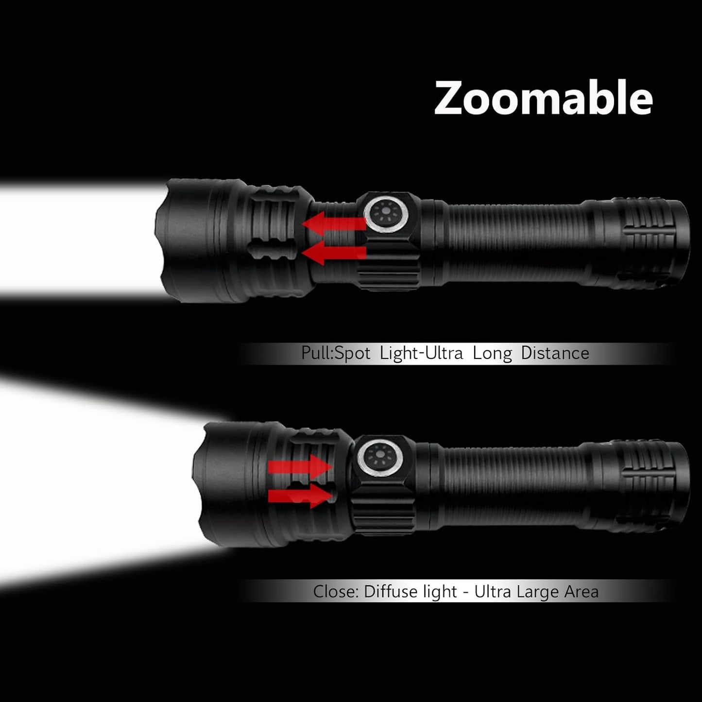 Coyote Hunting Light,Red Light for Hunting,Red,Green,Blue,White 4 in 1 Light for Coyote,Hog,Coon,Predator,Sniper,Scope,Hunting Lights