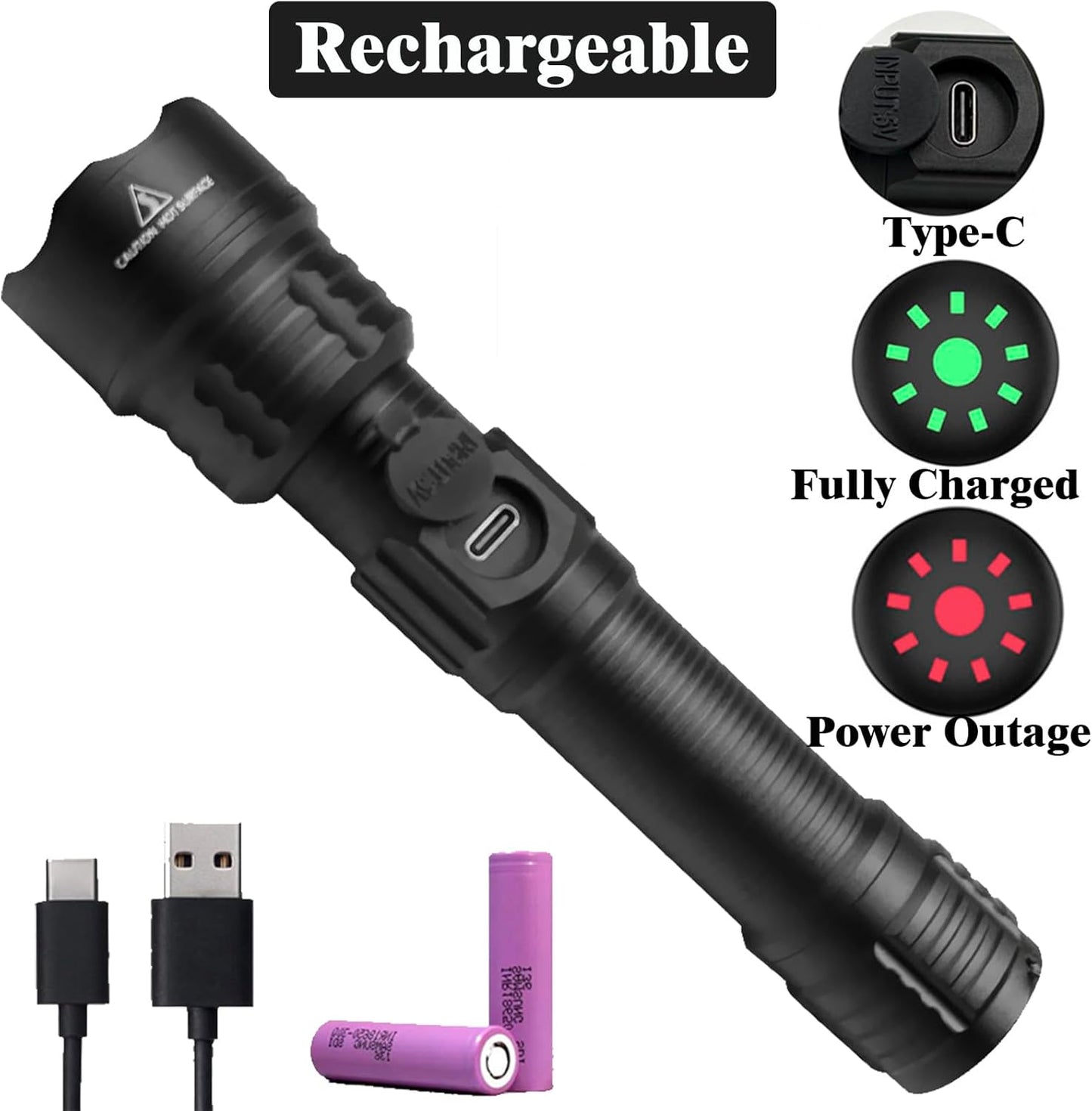 Coyote Hunting Light,Red Light for Hunting,Red,Green,Blue,White 4 in 1 Light for Coyote,Hog,Coon,Predator,Sniper,Scope,Hunting Lights
