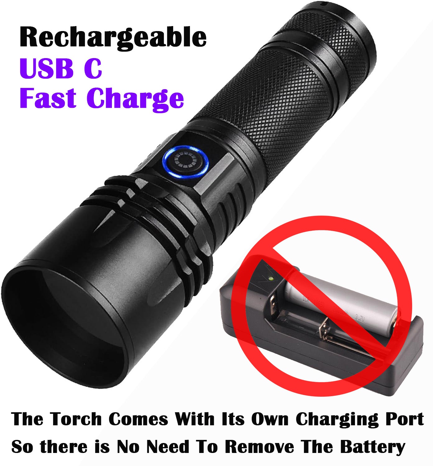 Uv Blood Tracking Flashlight for Hunting Deer Finder Blood Trailing Light Rechargeable Blood Tracker Light