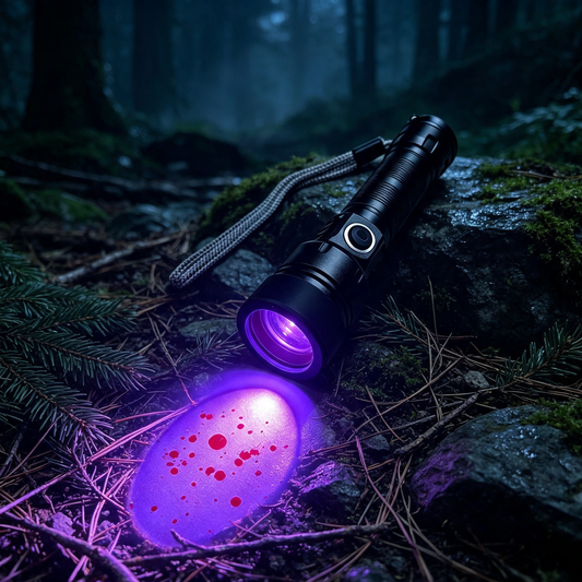 Best Rechargeable Blood Tracking Flashlight for Hunting Deer Blood Trail Finder At Night Perfect for Wounded Game Tracking-Hunters Gifts